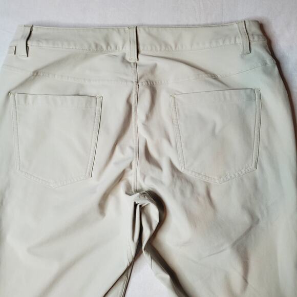 Lululemon Men's Size 32X28 ABC Slim-Fit Pant Warpstreme Beige M5AD8S - Picture 6 of 7